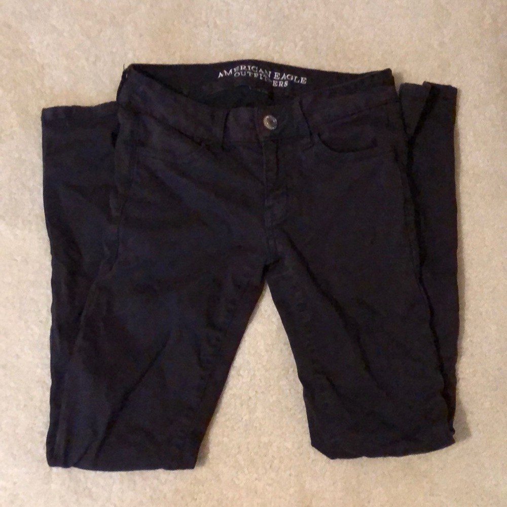 AE plum jeans size 0
